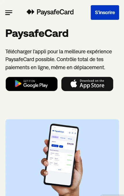Paysafecard app